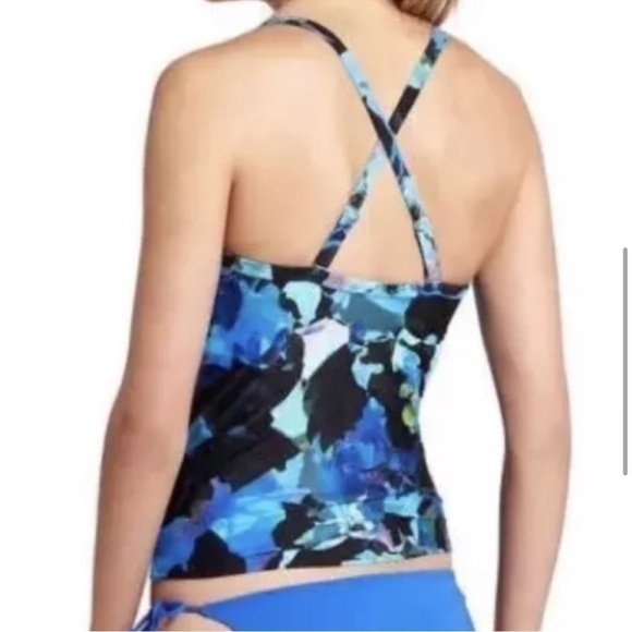 ATHLETA Blue Mystique Twister Tankini Top - Picture 2 of 5